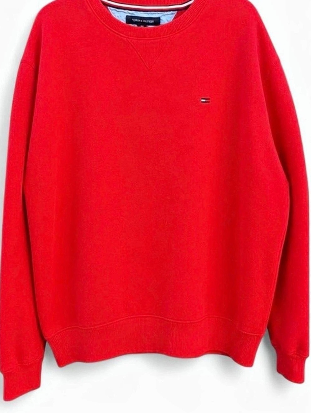 Tommy Hilfiger Crewneck Sweatshirt in Red XXL Like New